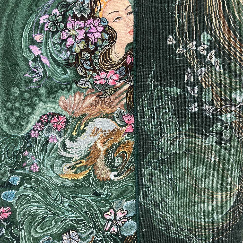 Iranian miniature and silk carpets