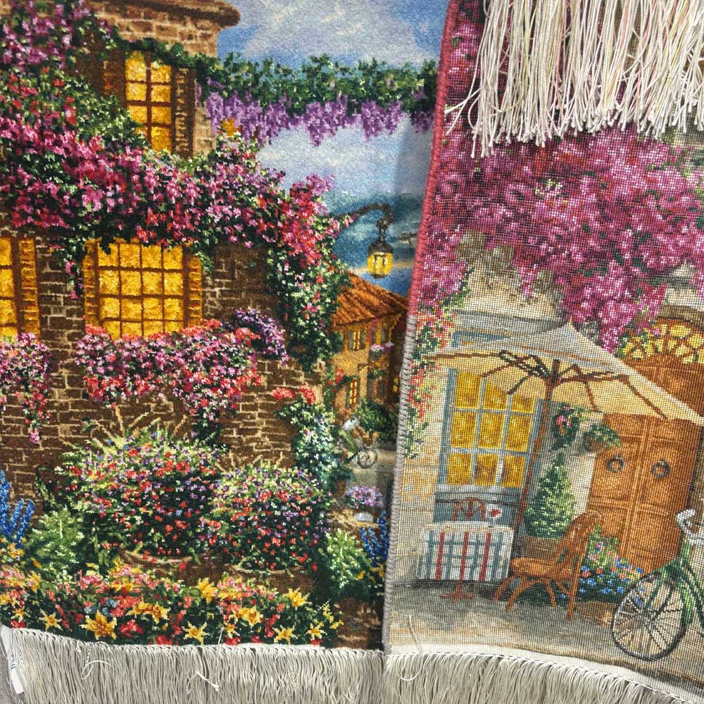 Austrian Landscape Persian pictorial carpet