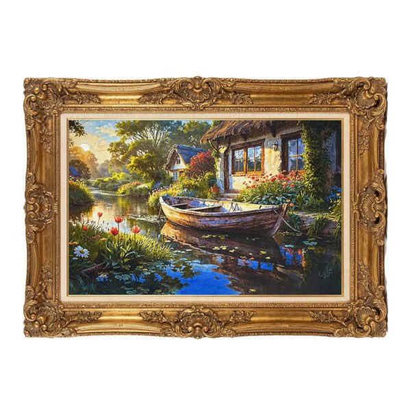 Sunrise Pond Tapestry Rug