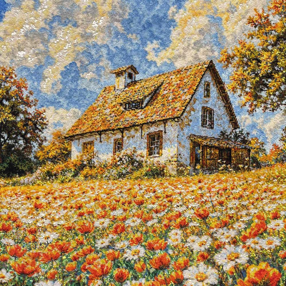Tulip Landscape Handmade Carpet