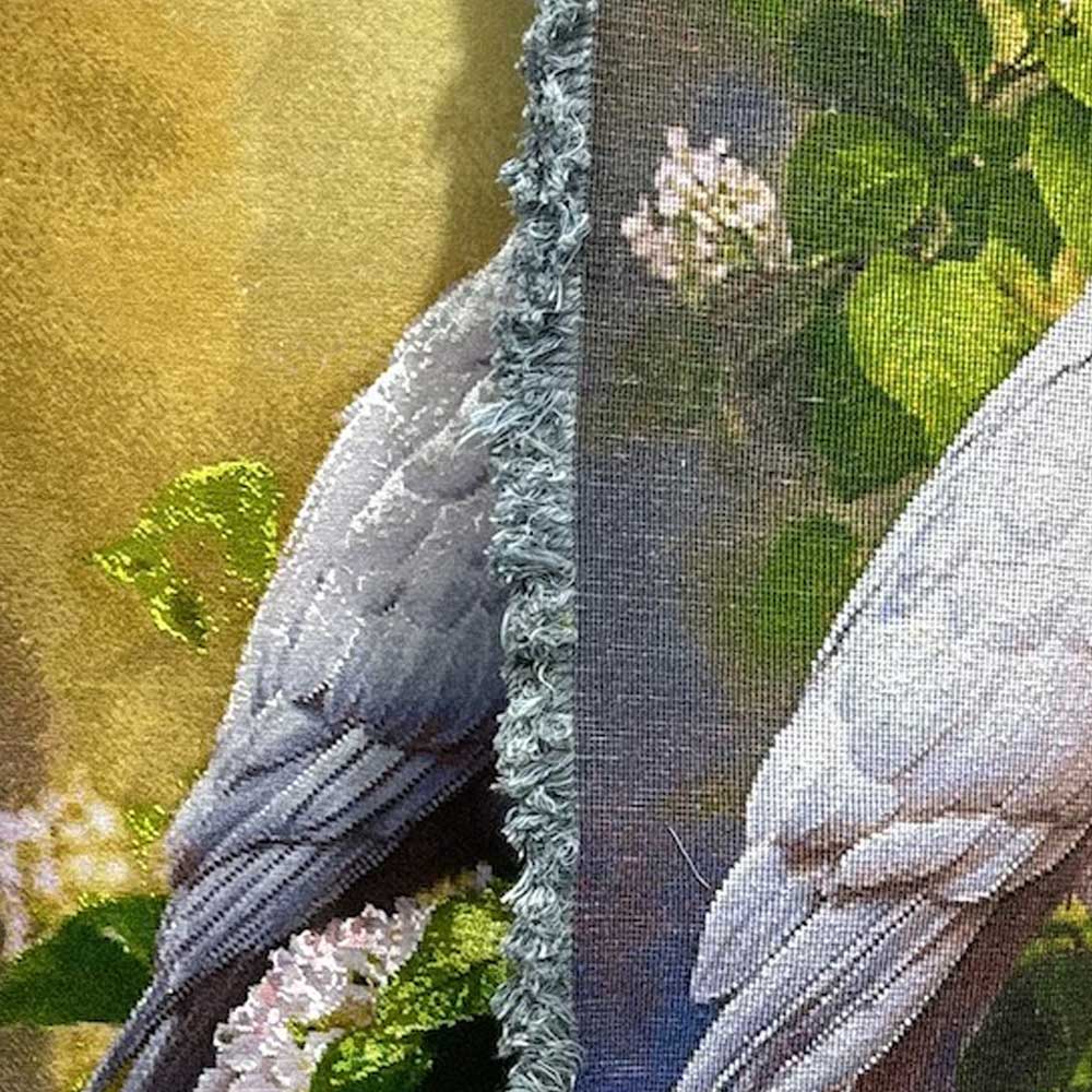 Two Love Doves Handmade Pictorial Carpet