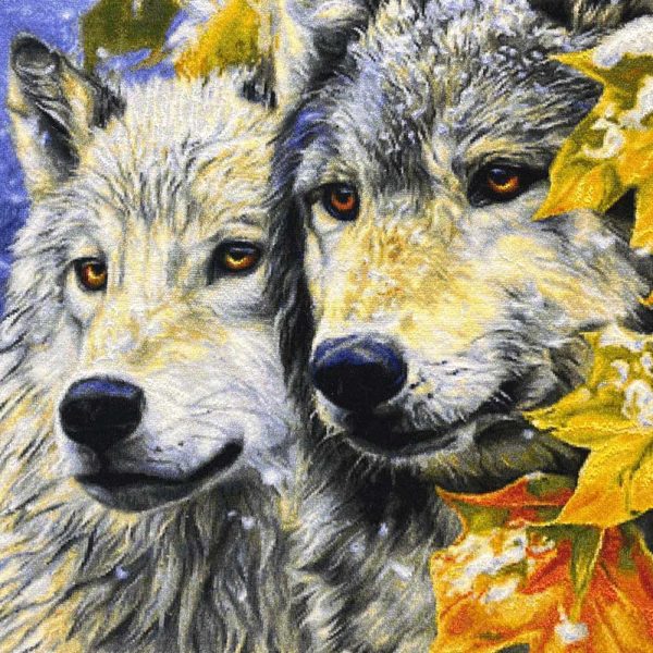 Guardian Wolves Handmade Carpet