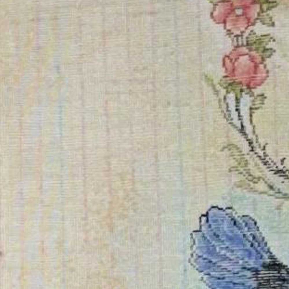 Handmade Silk Bird Tapestry