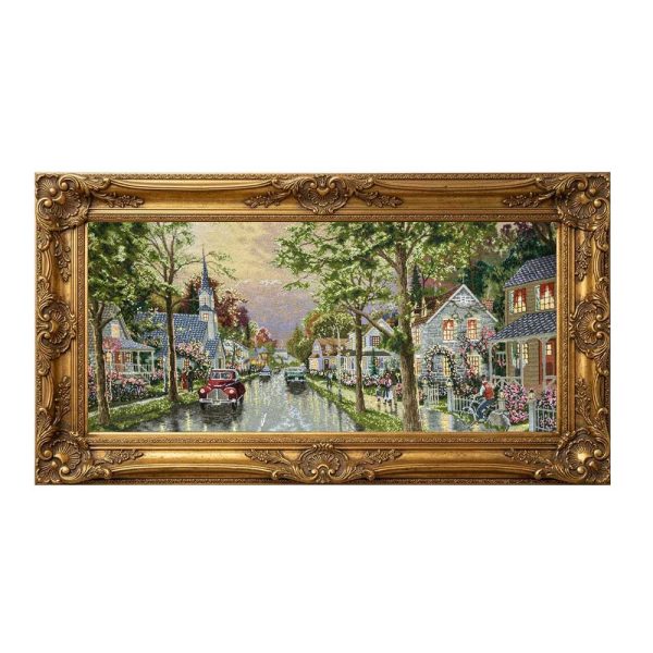 Introduction to the Street After Rain Landscape Rug