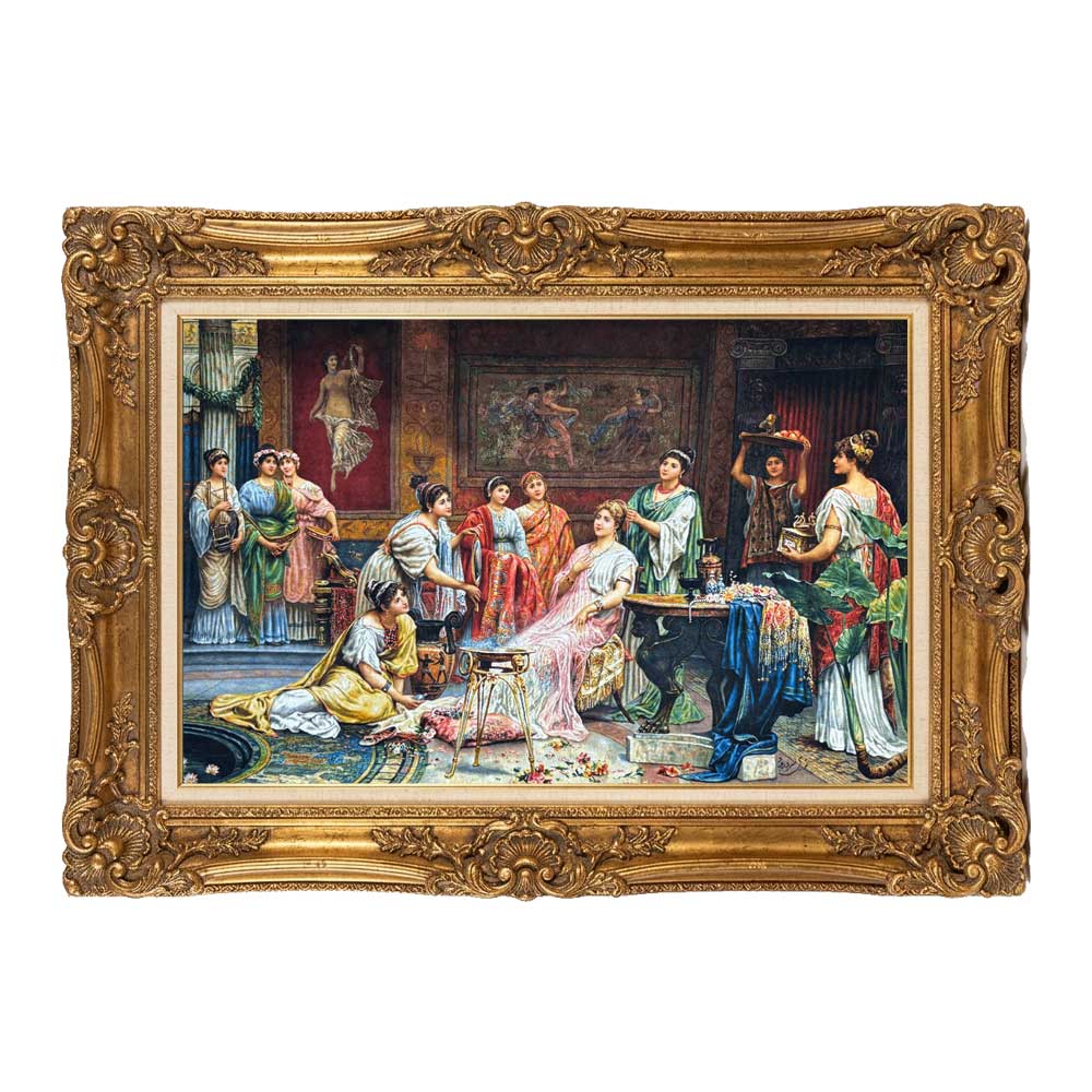 Handmade Queen Wedding Silk Tapestry