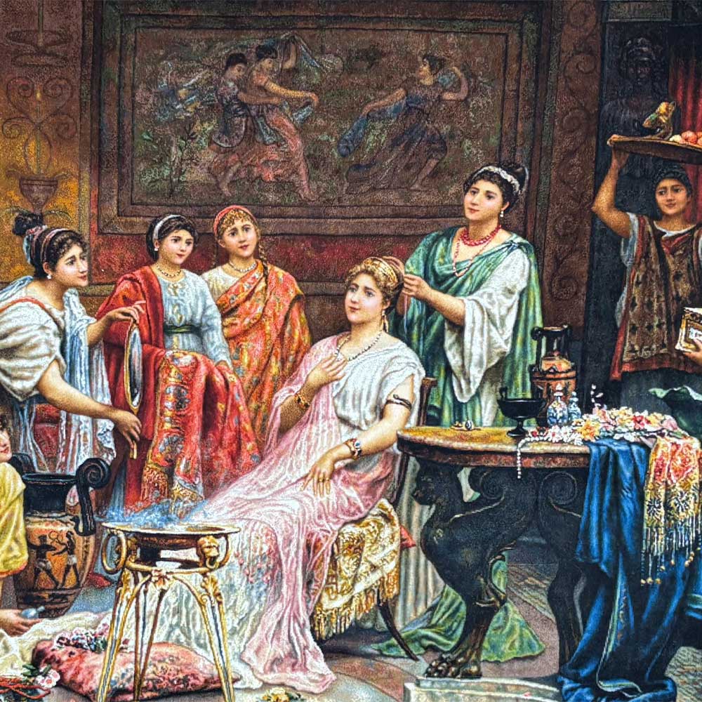 Handmade Queen Wedding Silk Tapestry