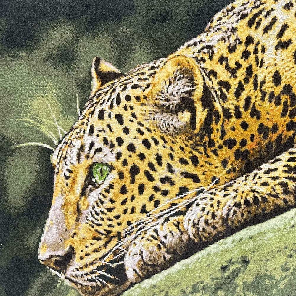 Handmade Golden Leopard Tapestry Image 2
