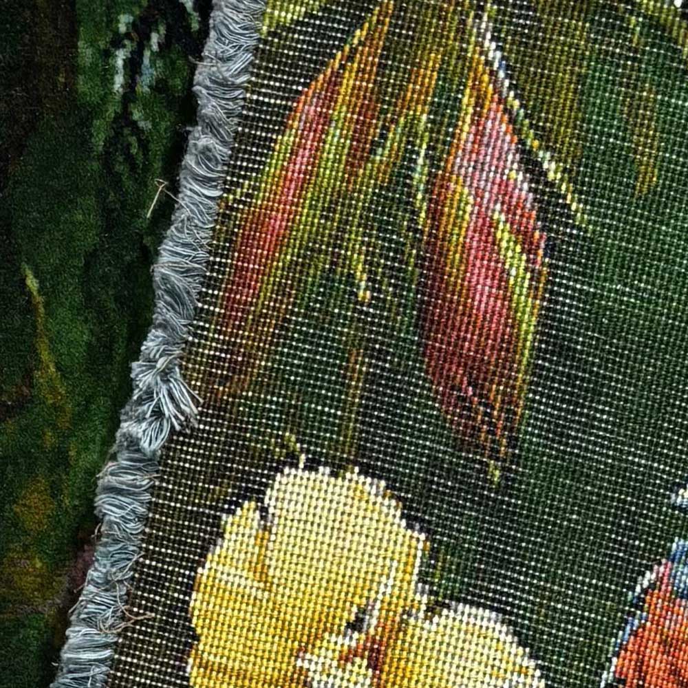 Handmade Parrot in Spring Tapestry Rug