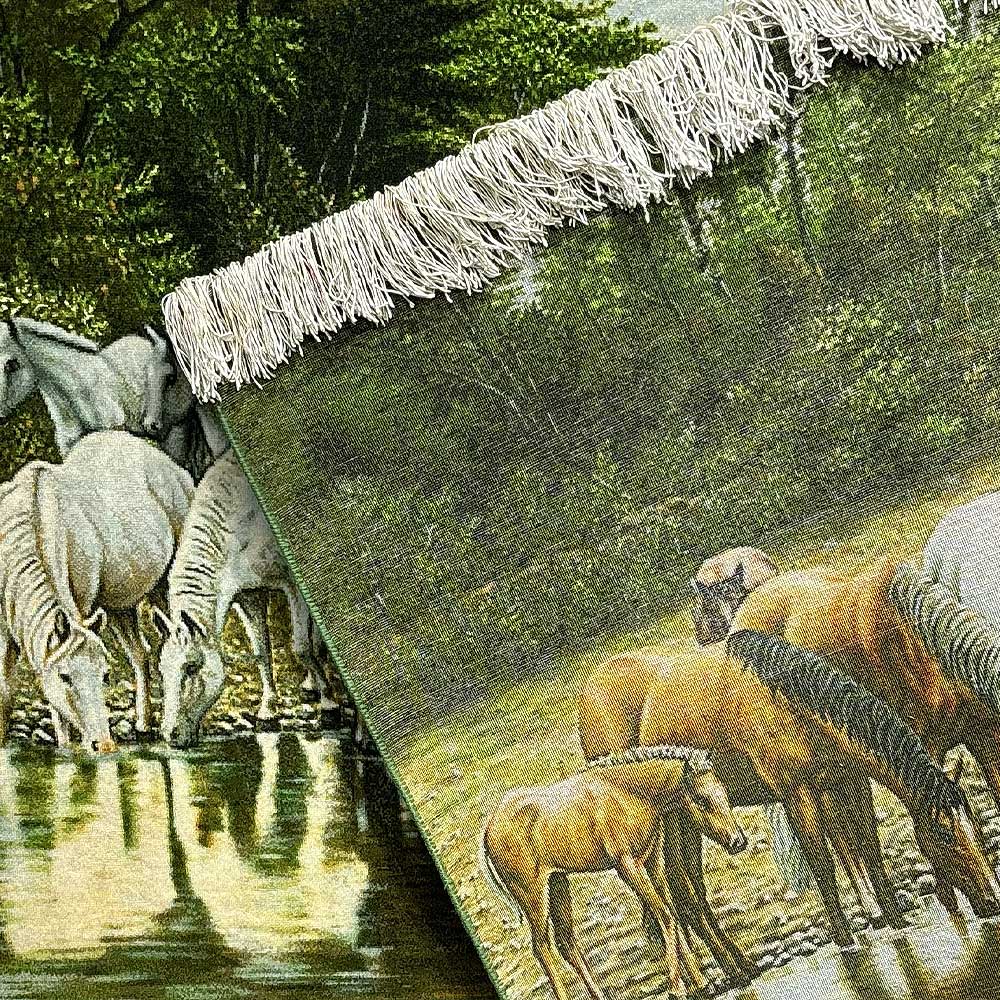 Wild Horses Herd Pictorial Carpet