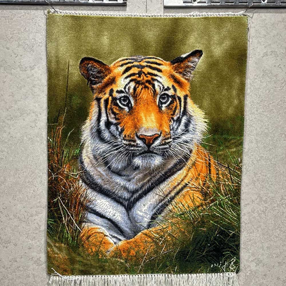 Handmade Leopard Pictorial Carpet