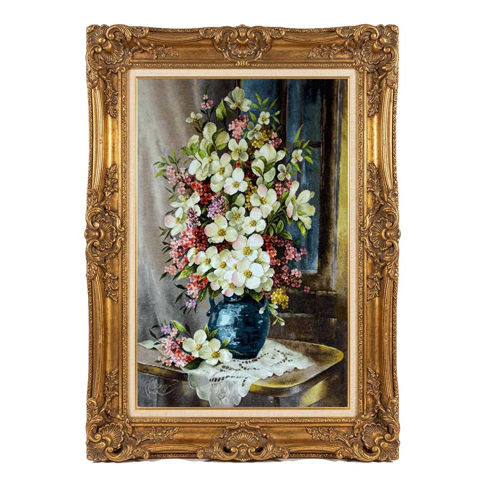 Handmade Jasmine Flower Tapestry