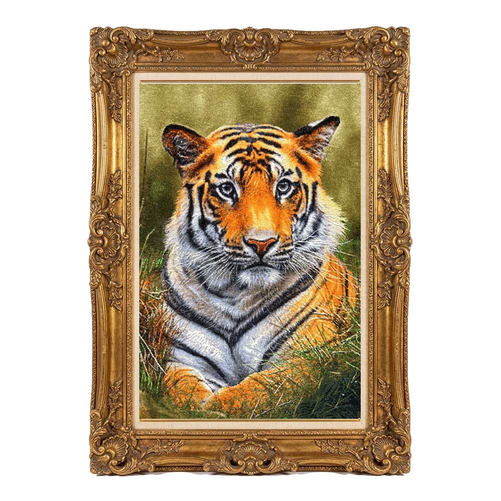 Handmade Leopard Pictorial Carpet