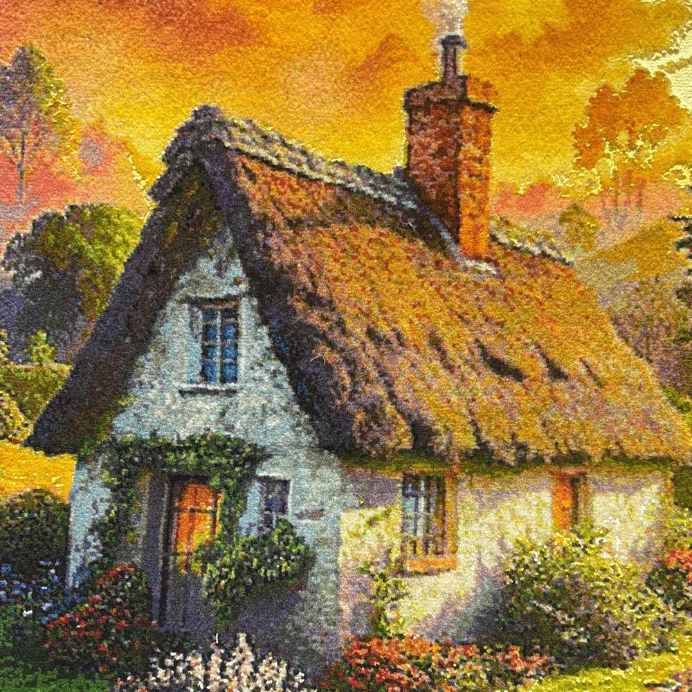 Sunset Cottage Landscape Rug
