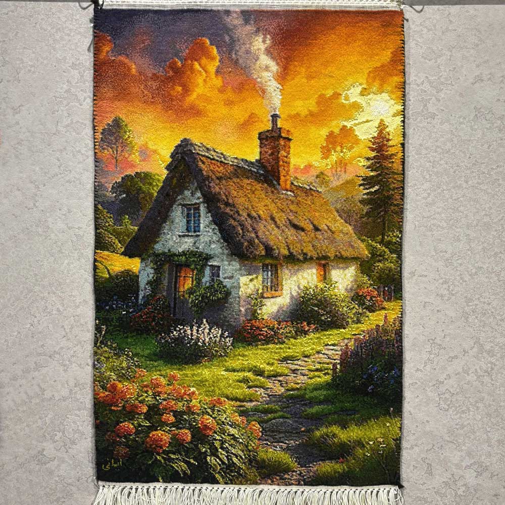 Sunset Cottage Landscape Rug