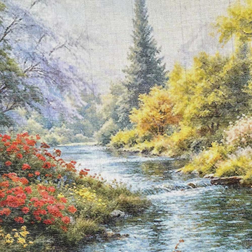 River Landscape Handmade Rug