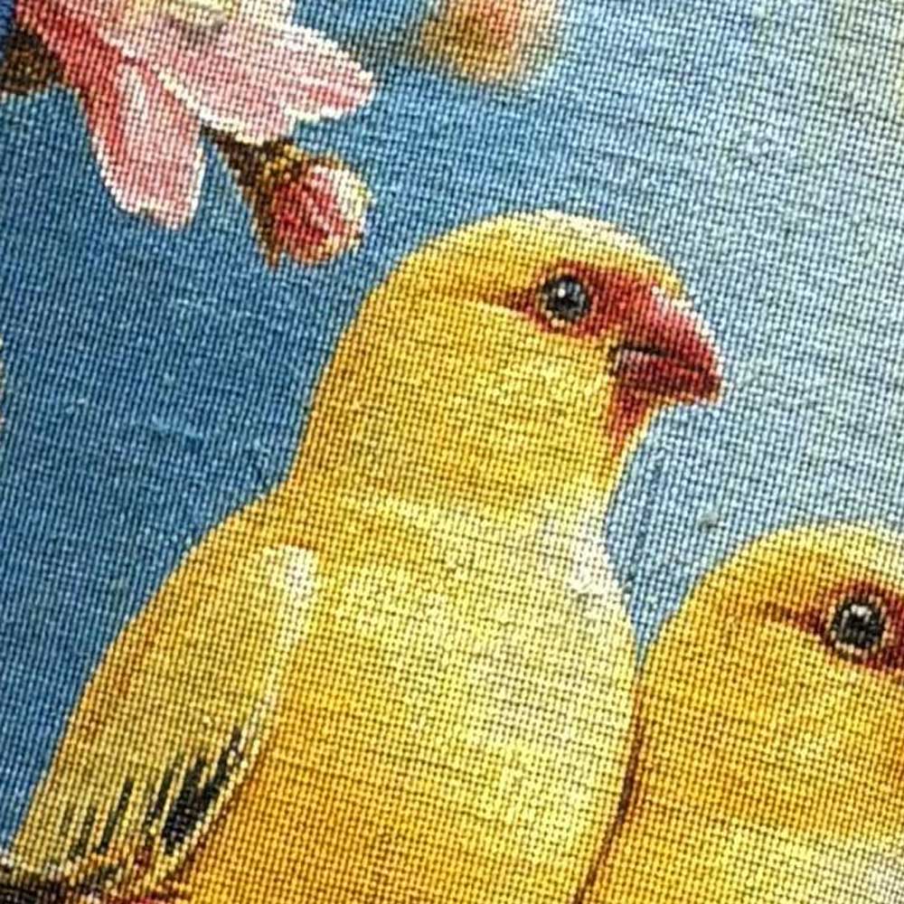 Handmade Three Yellow Canaries Tapestry
