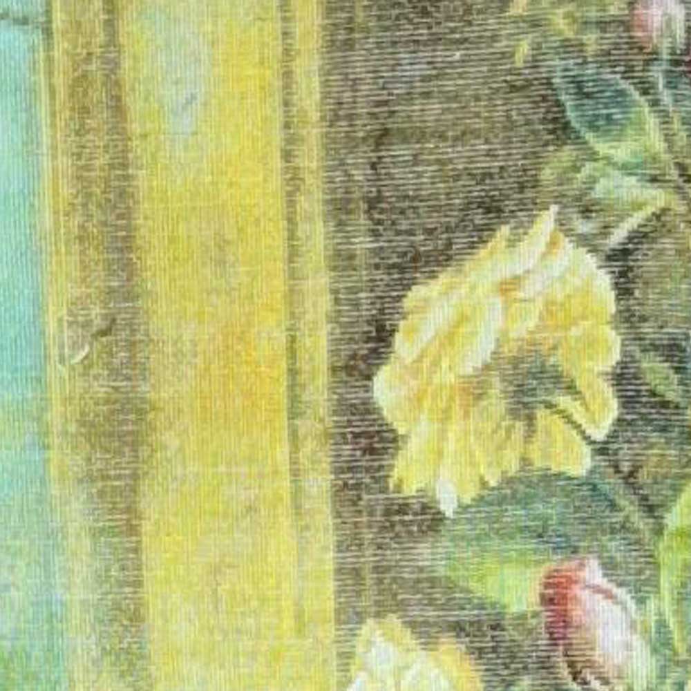 Handmade Flower Fruit Silk Tapestry