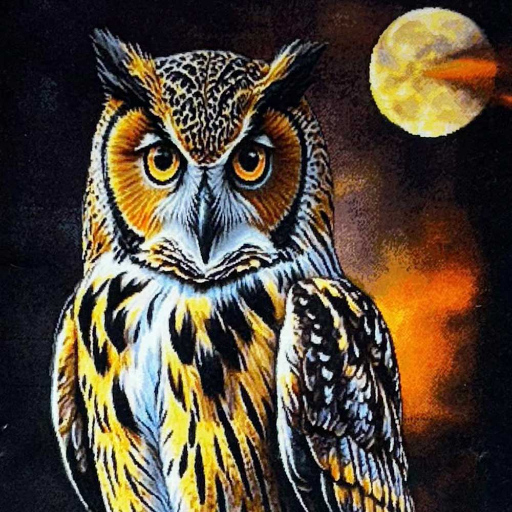 Handmade Owl Tapestry