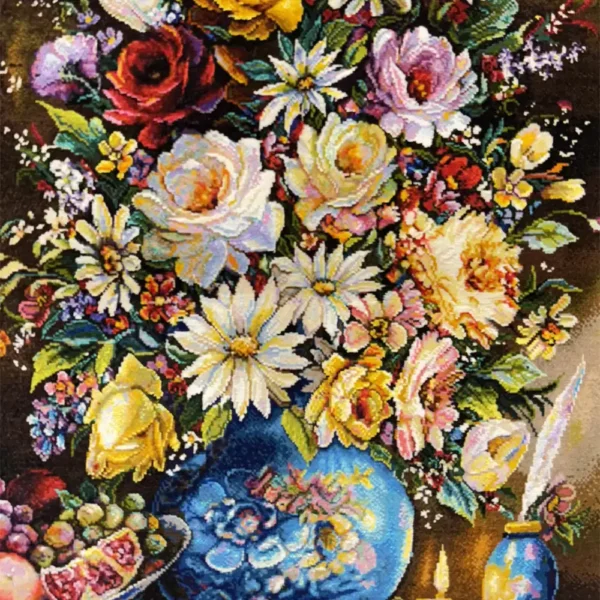 Handmade Lucky Flower Carpet