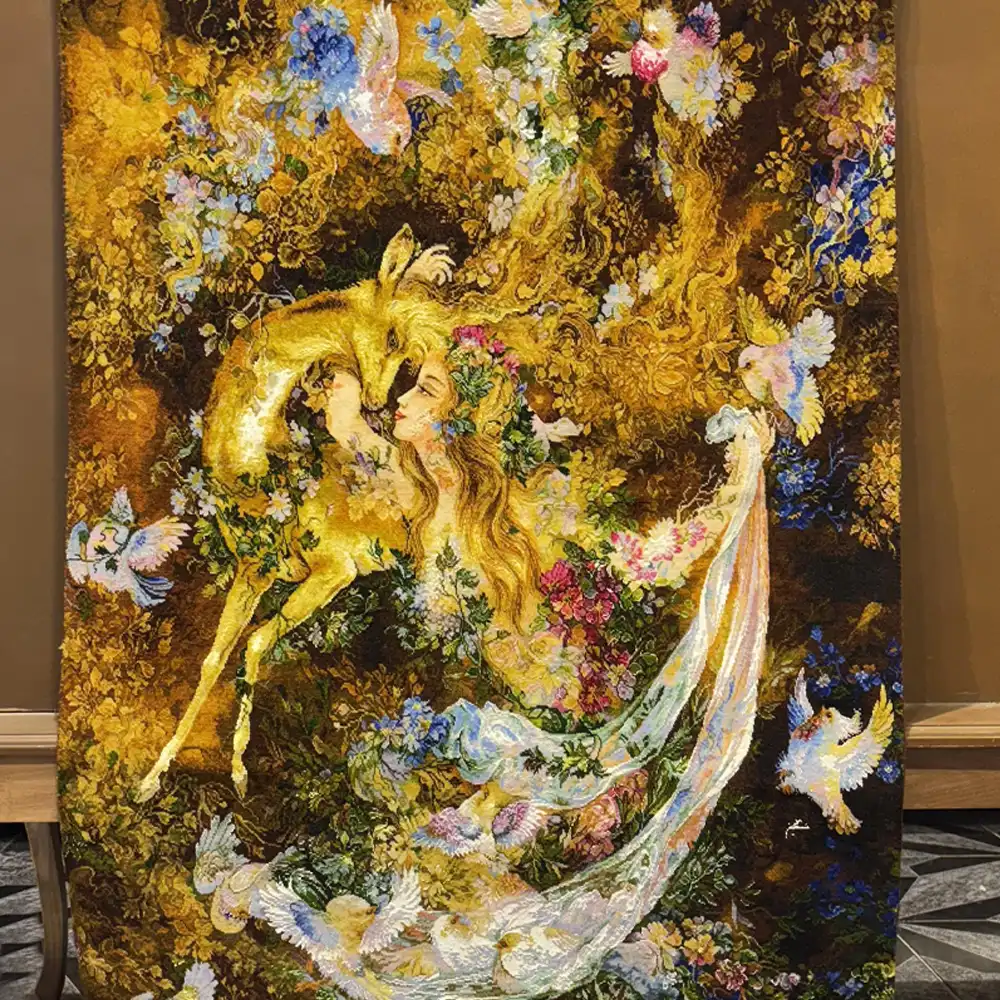 Handmade Miniature Need for Caress Carpet