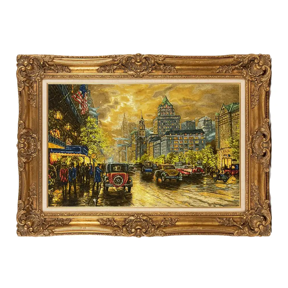 Handmade New York Landscape Carpet