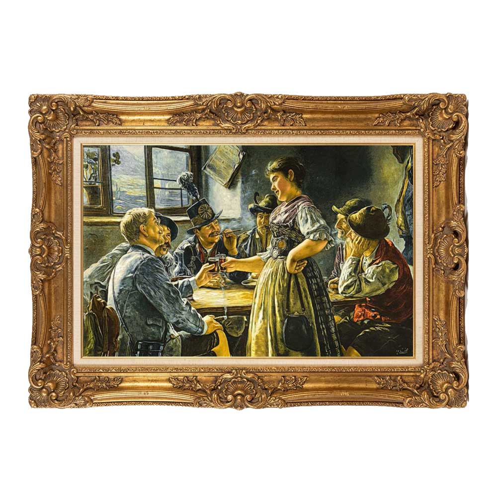 Handmade Wine Drinking Tapestry