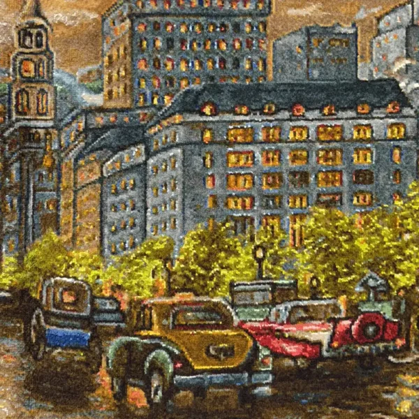 Handmade New York Landscape Carpet