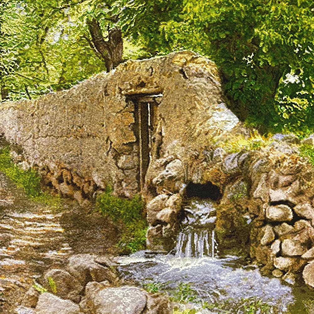 Handmade Waterfall Garden Tapestry