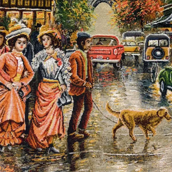 Handmade Paris Landscape Carpet