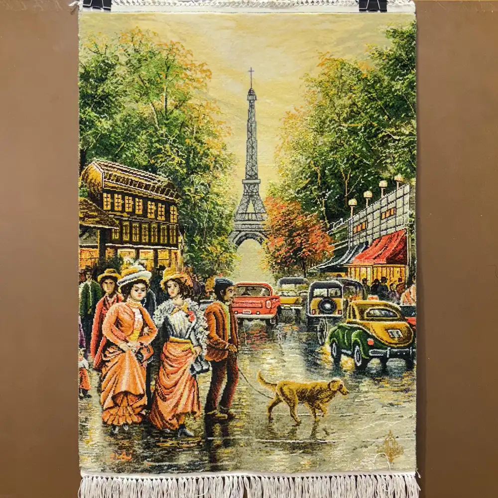 Handmade Paris Landscape Carpet