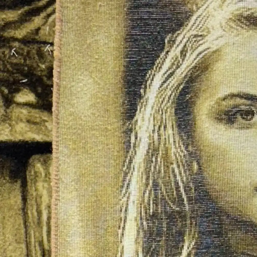 Handmade Girl Behind the Door Carpet