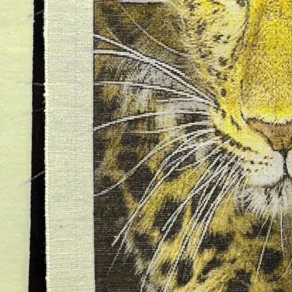 Leopard handmade silk tapestry Image 4