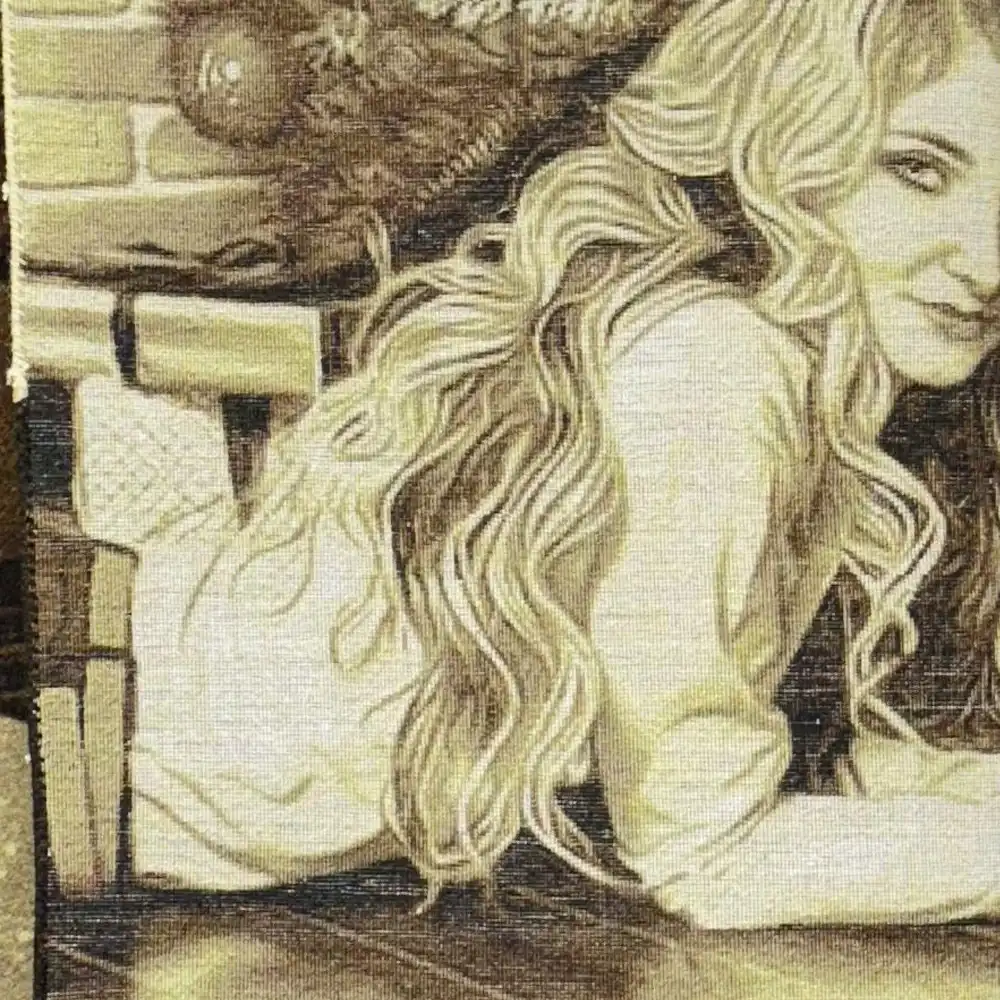 Handmade Mother’s Love Charcoal Carpet