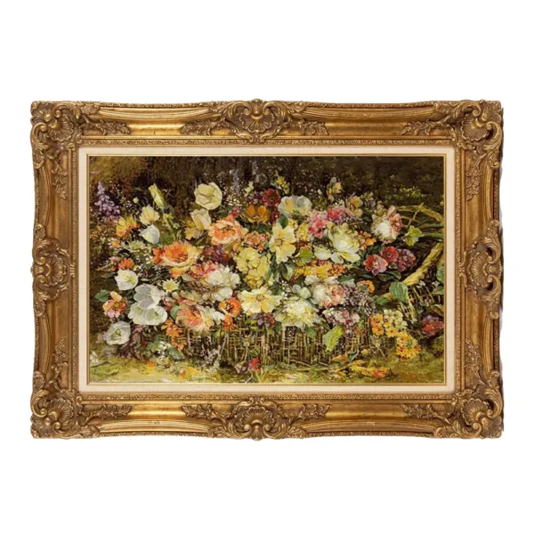 Handmade Nature Flowers Carpet